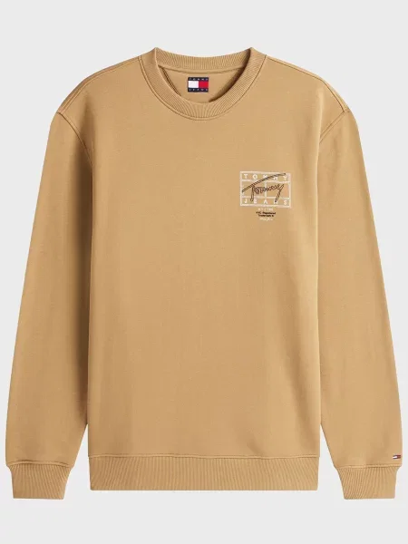 Свитшот Tommy Jeans бежевый