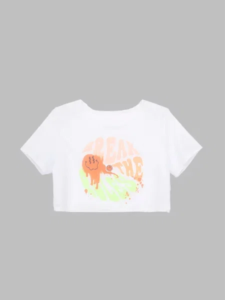 Дитячий Верх купальника TREBA віскоза/резинка білий