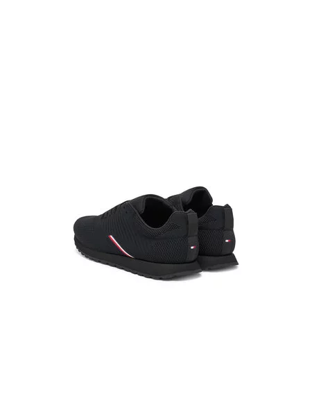 Boty Tommy Hilfiger New Runner Eva Corpo Knit black černé