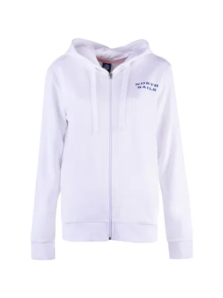 Geacă North Sails cu glugă alb