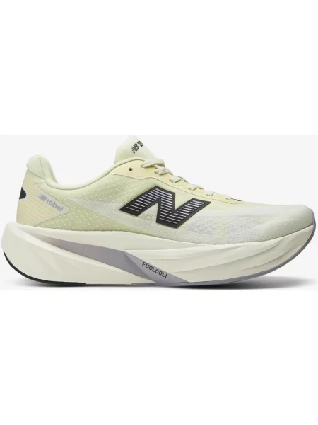 Buty do biegania New Balance FuelCell Rebel v5 kremowy czarny 40 biały