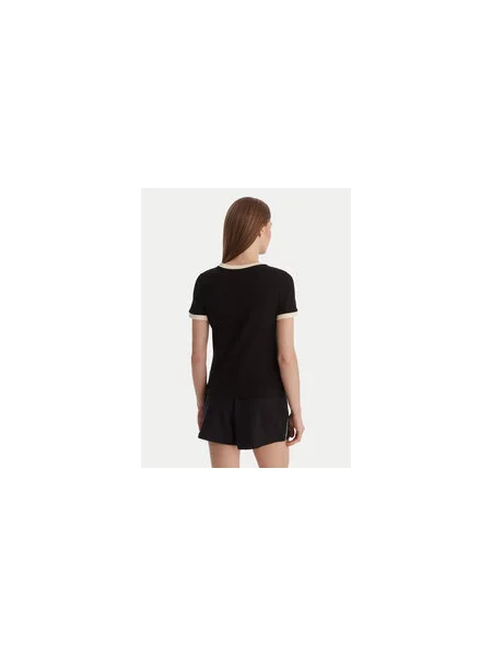 Guess Marškinėliai Regular Fit juoda