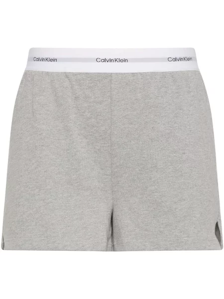 Calvin Klein Pyžamové nohavice / biela sivá