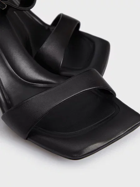 Шкіряні босоніжки Prpy чорні