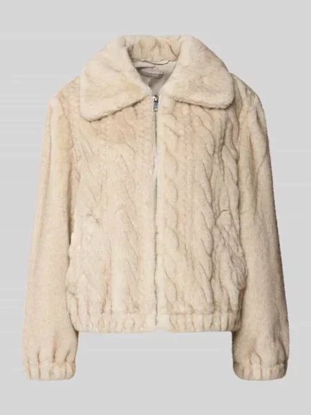 Kurtka o kroju regular fit ze sztucznego futra Liu Jo White biała