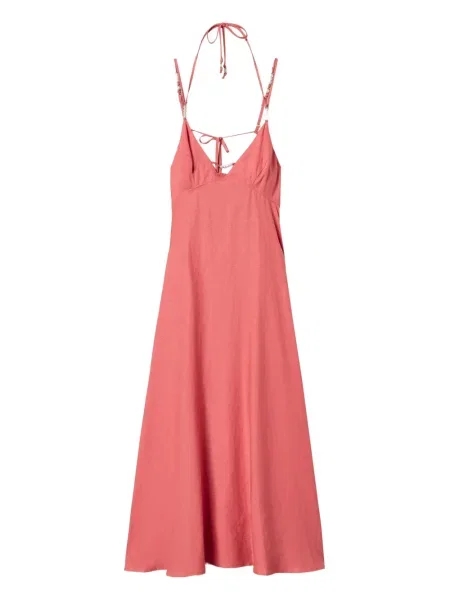 Rochie maxi Twinset de costum roz