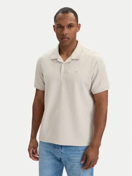 Calvin Klein Jeans Tricou polo Crem