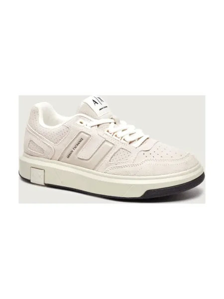 Armani Exchange Sneakers | piele întoarsă bej