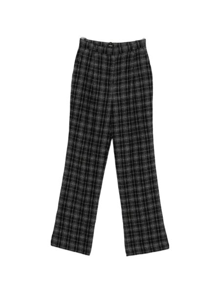 Pantaloni în carouri Pinko în carouri negru