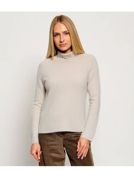 MM by Max Mara női gyapjú pulóver MMLCARIOCA bézs