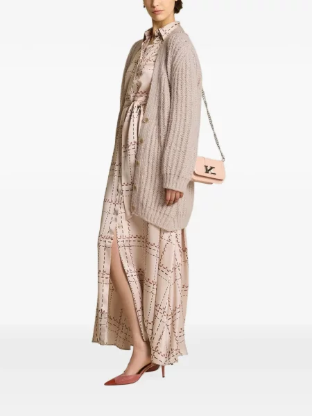 Cardigan Kiton tricotate roz