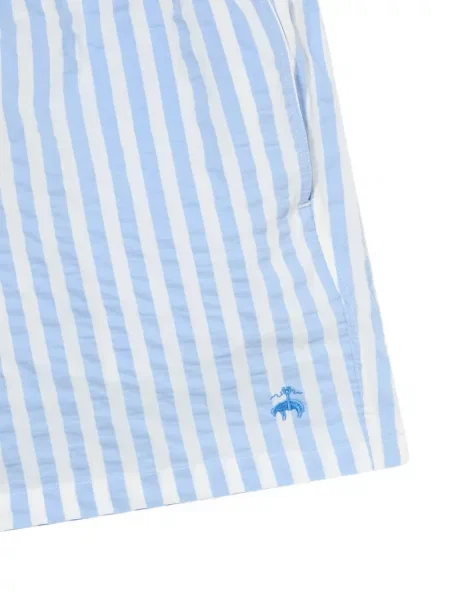 Slip de baie Brooks Brothers cu dungi albastru