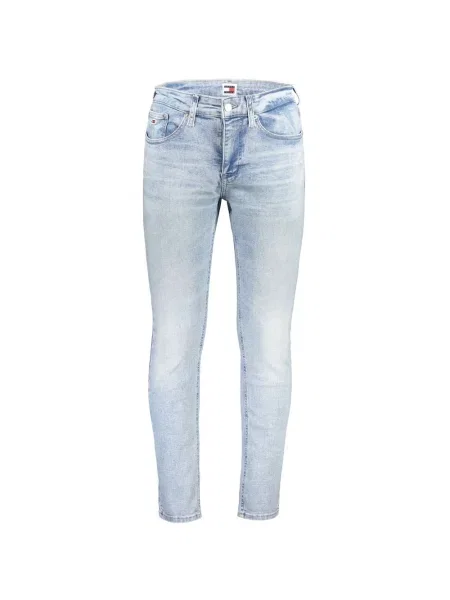 Jeansy Tommy Jeans w jednolitym kolorze klasyczne niebieskie