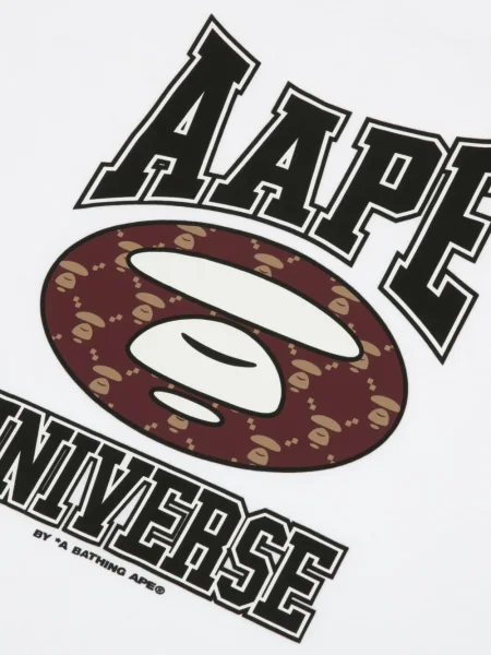 Tricou Aape By A Bathing Ape alb