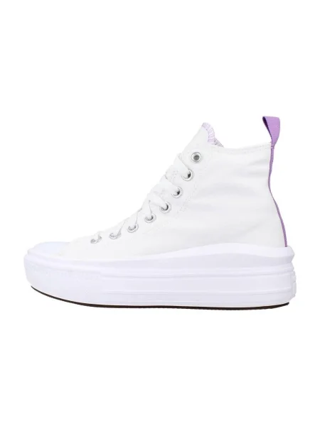 Pantofi Converse cu platformă alb