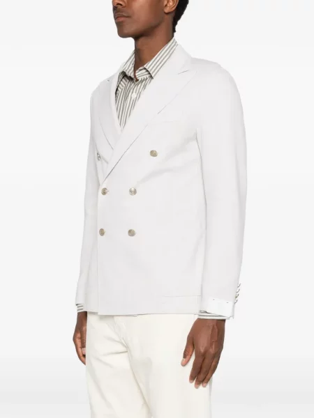 Двуредно яке Eleventy сиво