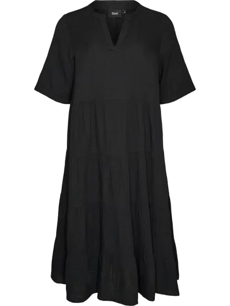 Zizzi Rochie de vară Vvivu' negru