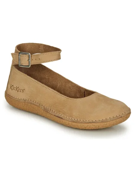 Pantofi Kickers bej
