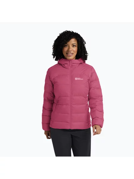 Geacă cu puf pentru femei Jack Wolfskin Ather Down Hoody bubblegum