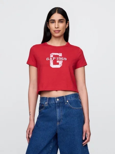 Koszulka Gap o krotszym kroju
