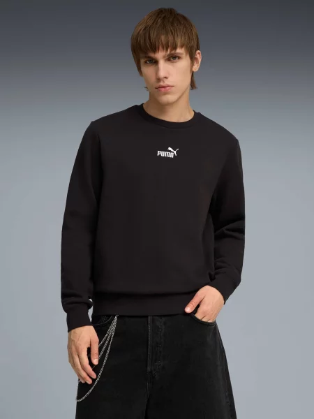 Свитшот Puma с лого черный