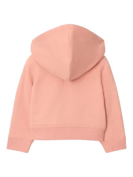Bluza z kapturem dziecięca Burberry różowa