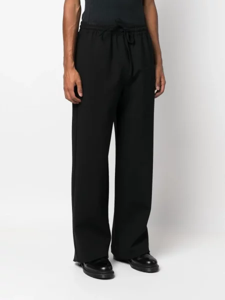 Siuvinėtas sportinės kelnės Off-white balta