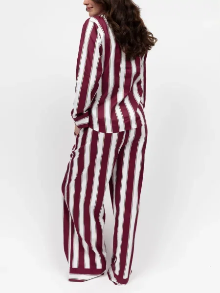 Піжама CYBERJAMMIES бавовна/модал бордовий