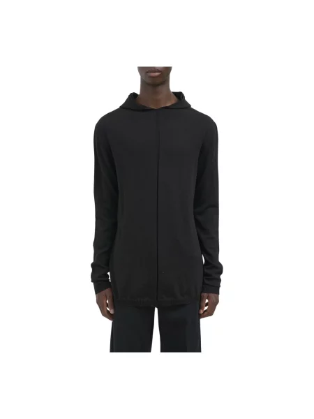 Bluza z kapturem Rick Owens czarna