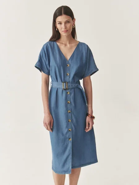 TATUUM Šaty LORIA denim modrá
