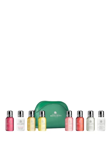 Molton Brown The Elegant Escapist Body & Hair Mini Travel Bag brązowy