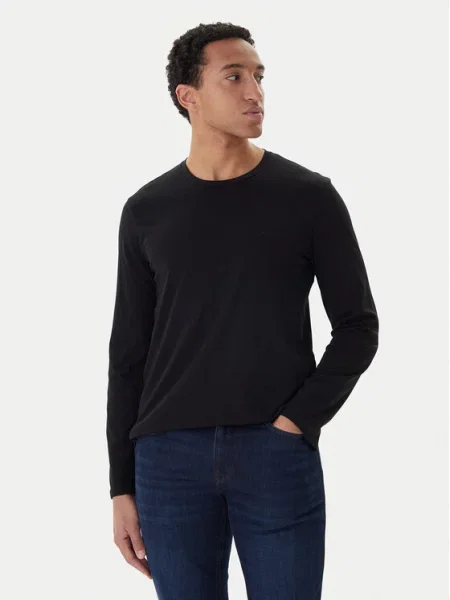 Emporio Armani Underwear Majica z dolgimi rokavi črna