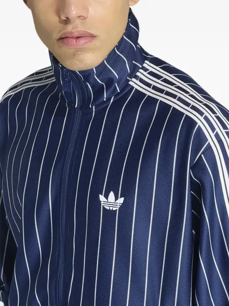 Top Adidas cu dungi alb
