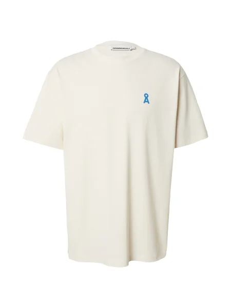 ARMEDANGELS Tričko MAARKOS CHANGES modrá bílá