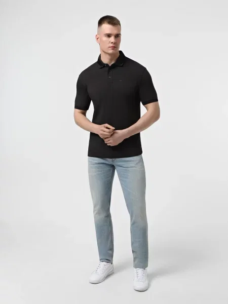 Поло Emporio Armani черное
