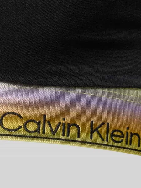 Calvin Klein Swimwear Góra od bikini czarny