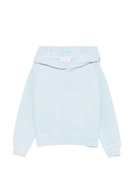 Bluza z kapturem dziecięca Mc2 Saint Barth niebieska