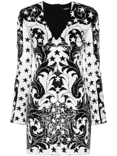 Mini rochie mini Balmain de costum mini negru