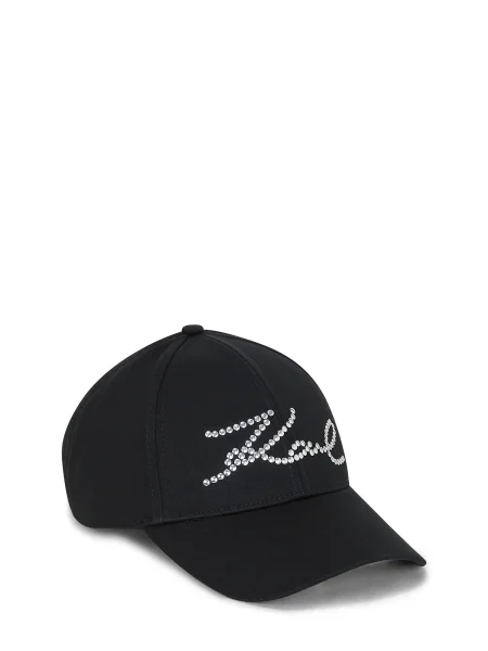 Šiltovka Karl Lagerfeld K/SIGNATURE čierna