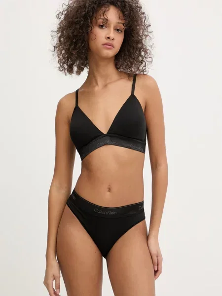 Calvin Klein Underwear trojúhelníková podprsenka černá