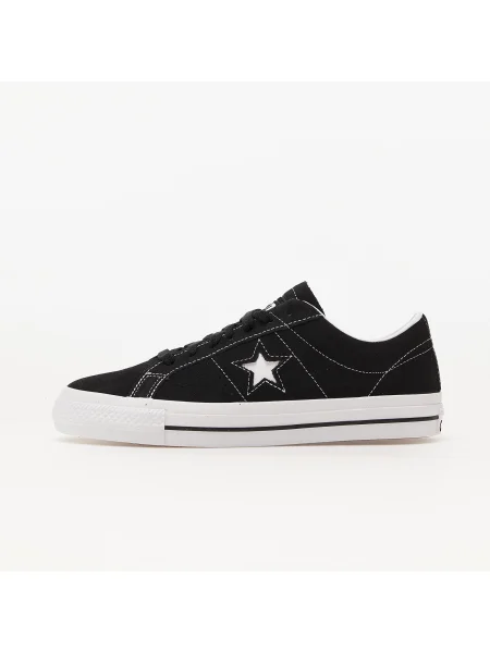 Sneakerși Converse One Star din piele de căprioară alb