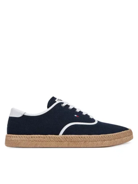 Tommy Hilfiger Εσπαντρίγιες Th Hi Vulc Core Jutte Canvas Σκούρο μπλε