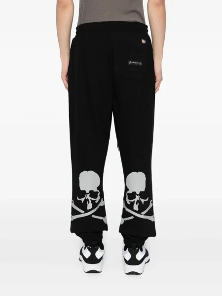 Pantaloni Mastermind Japan cu imagine negru