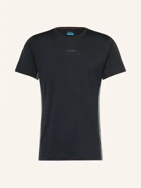 Icebreaker Funkční Tričko Cool-Lite™ Sphere S Merino Vlnou / tmavě šedá černá