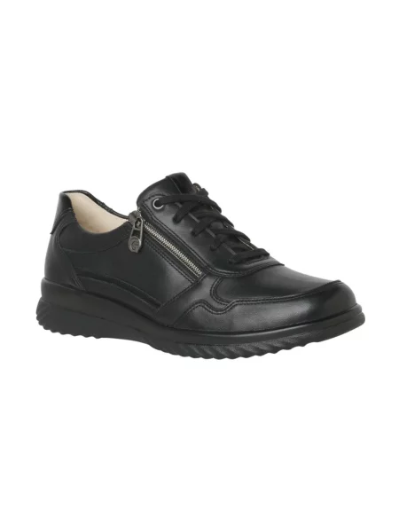 Sneakersy Ganter sznurowane czarne