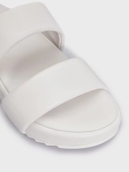 Кожаные шлепанцы Prpy белые