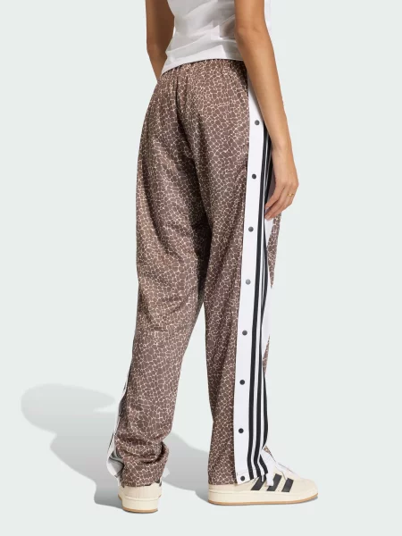 Повседневные переработанный брюки Adidas коричневые