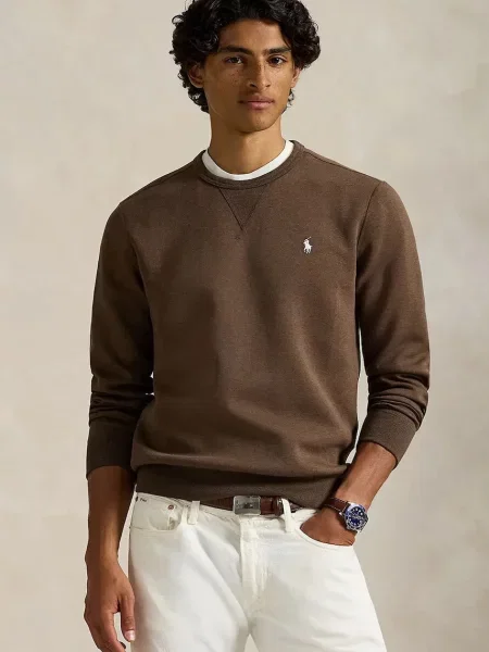 Dukserica Polo Ralph Lauren smeđa