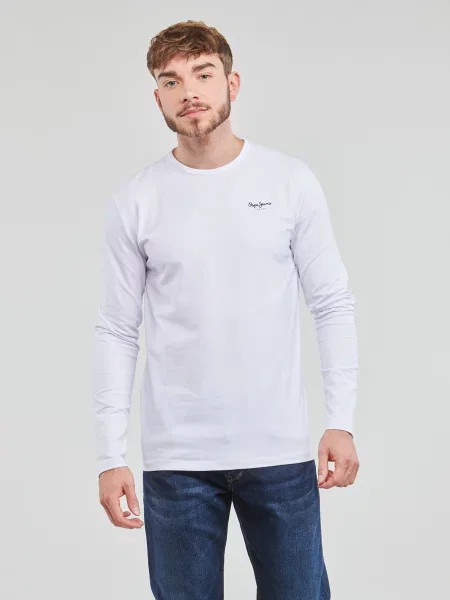 Pepe Jeans Majica dugih rukava Original Basic 2 Long N bijela