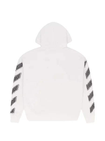 Hanorac cu glugă Off-white alb
